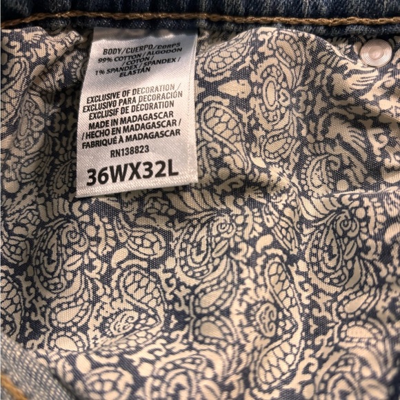 COPY - Cody James Jeans Mens 36x32 Boot Cut Mid Rise Medium Wash Denim Western … - Picture 5 of 7